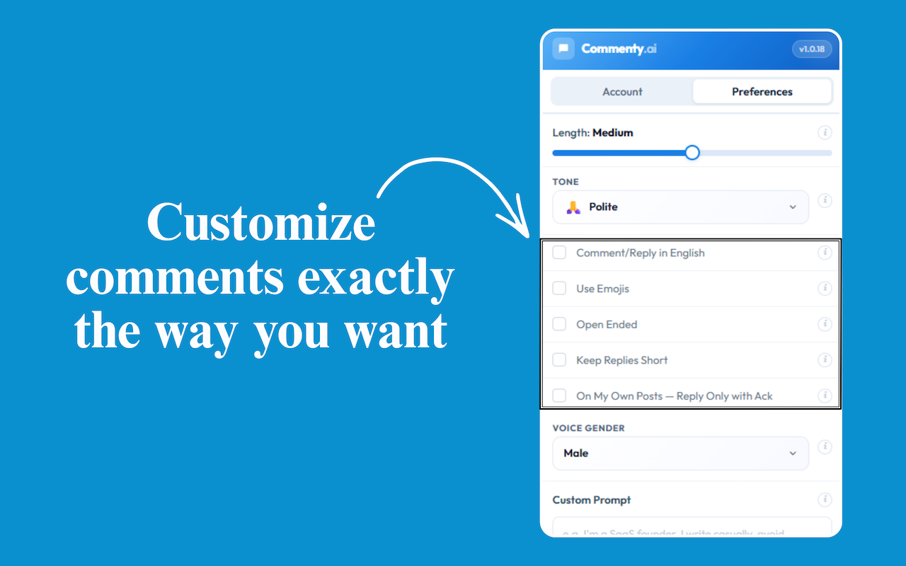 Commenty – LinkedIn Comment Assistant - 截图 3