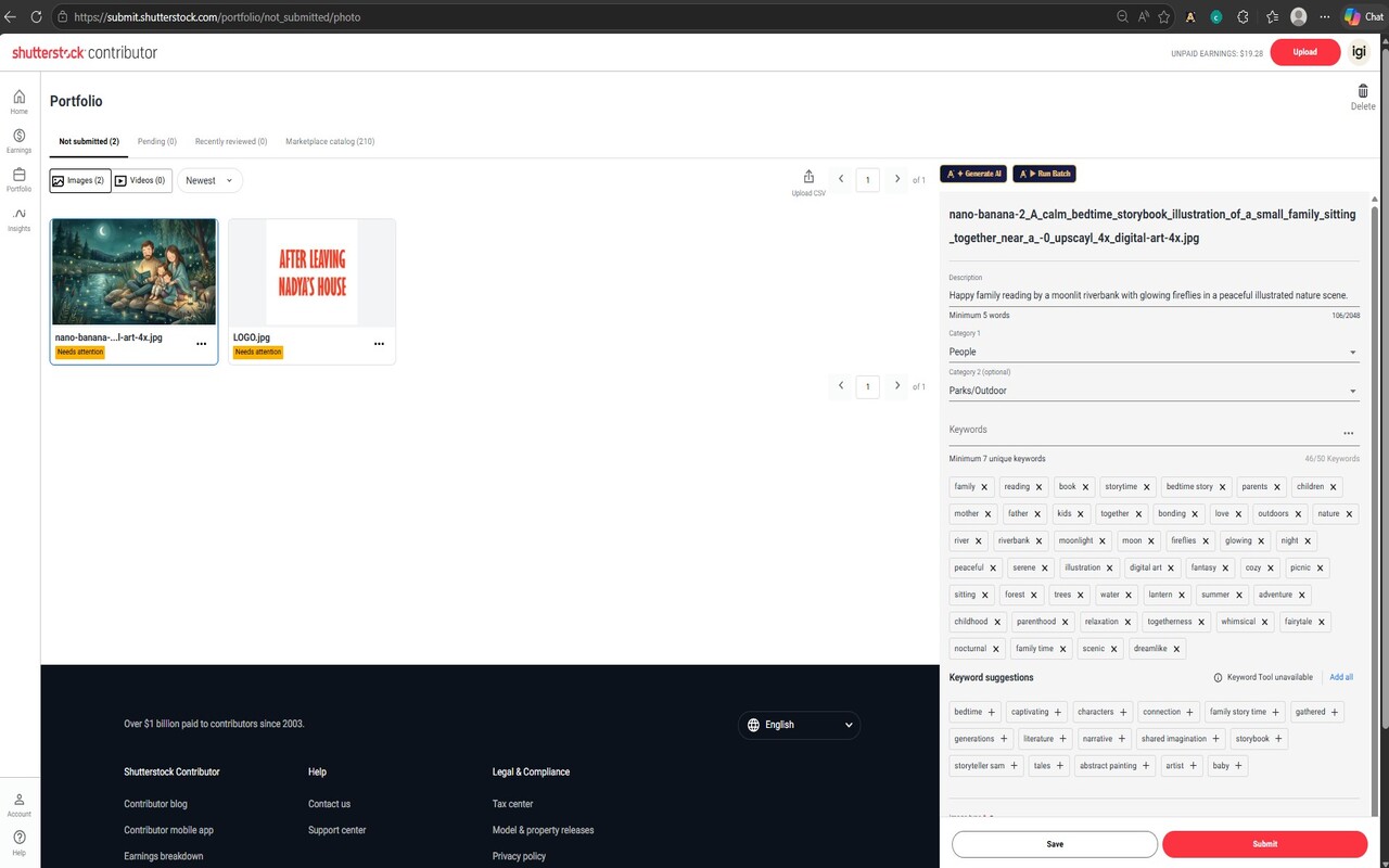 Automeda – Auto Metadata for Stock Photos - 截图 1