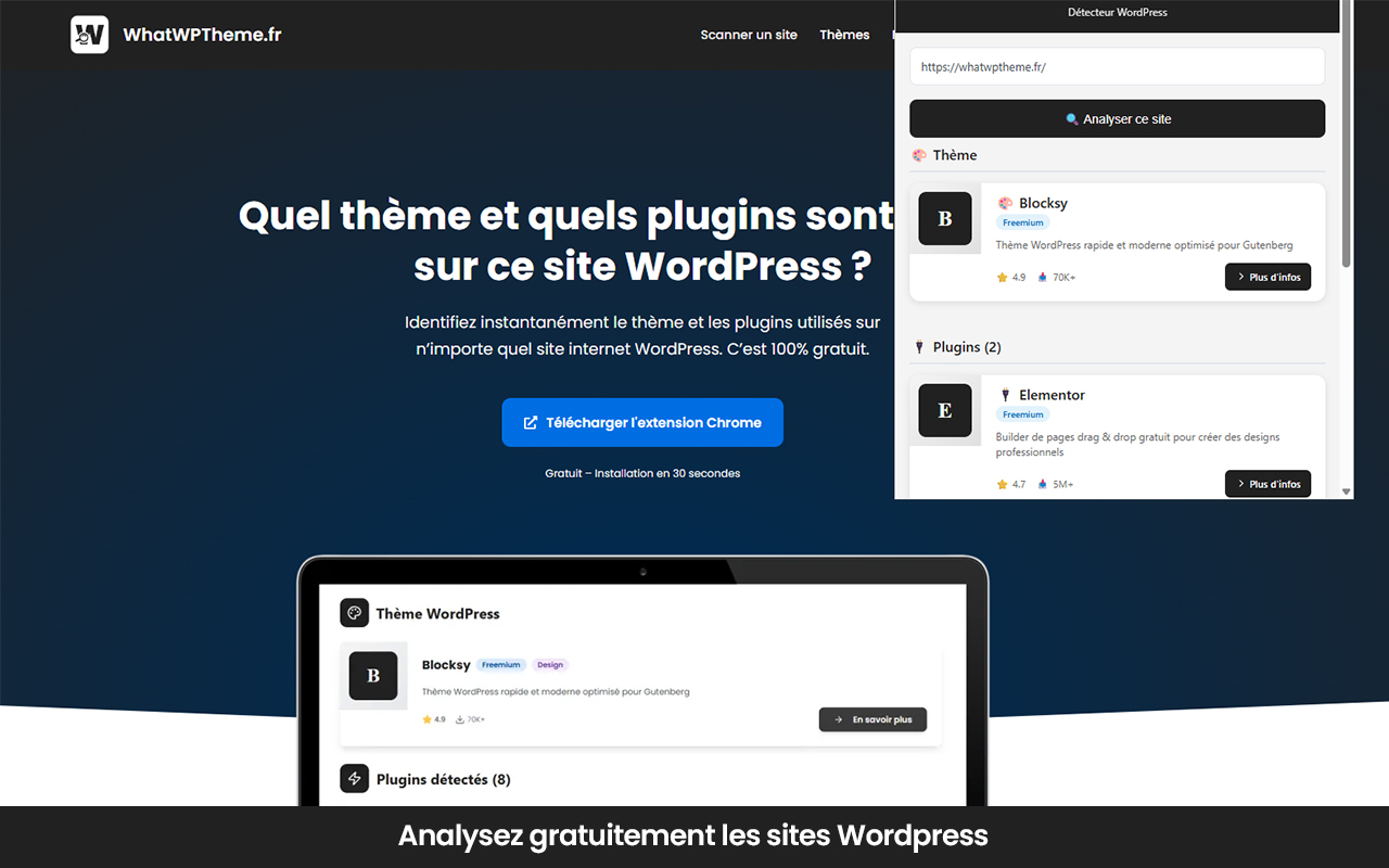 WhatWPTheme - WordPress Detector - 截图 2