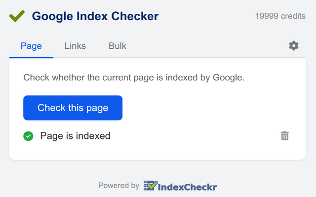 Google Index Checker by IndexCheckr - 截图 3