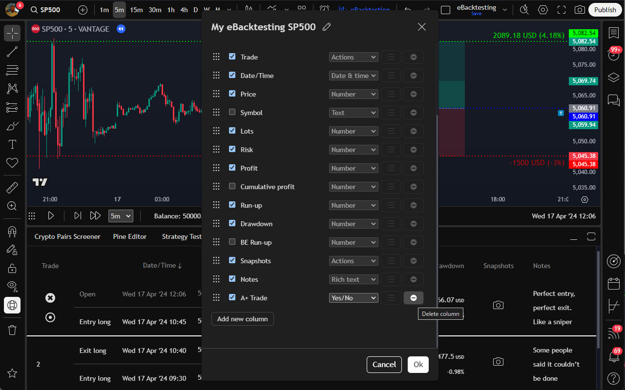 eBacktesting.com (TradingView extension) - 截图 5