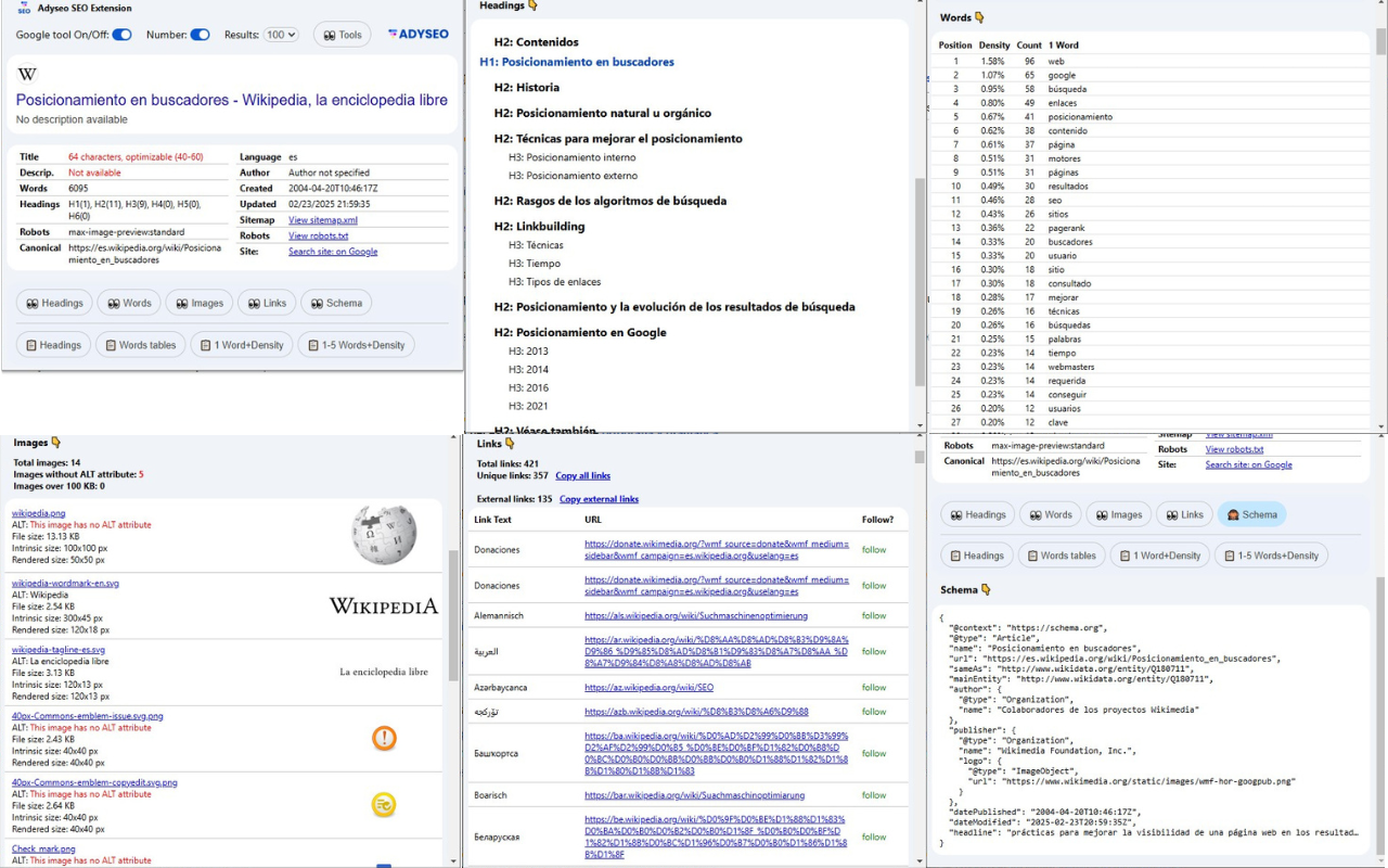 Adyseo SEO Extension - 截图 2