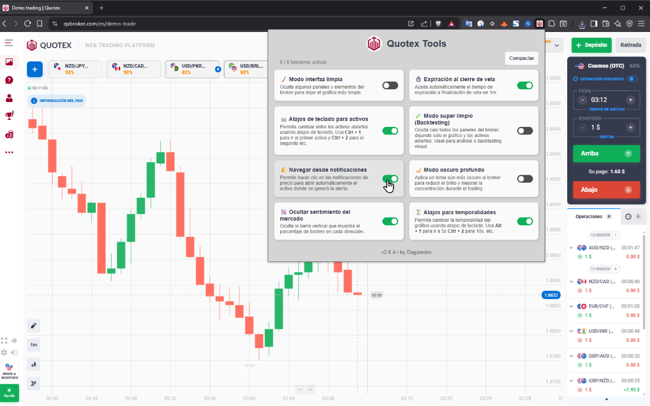 Quotex tools - 截图 4