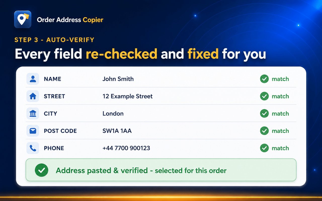 Order Address Copier - eBay to AliExpress - 截图 4
