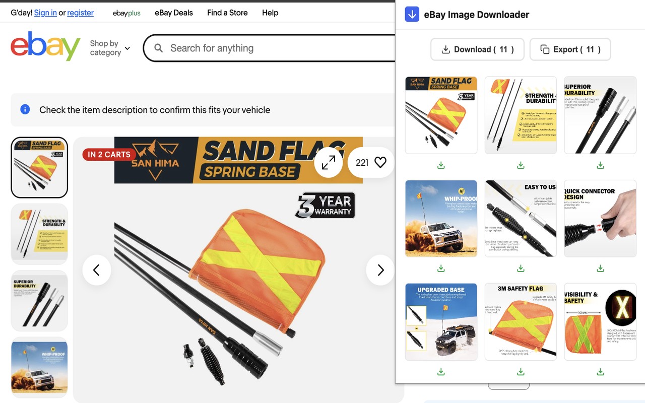 eBay Image Downloader - 截图 1