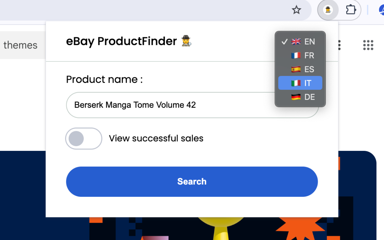 eBay ProductFinder - 截图 3
