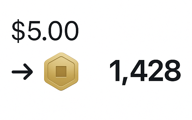 Price to Robux Converter - 截图 2