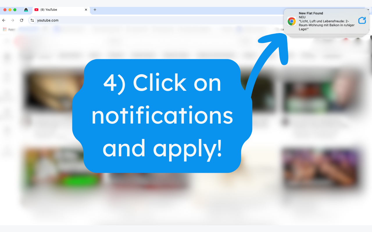 Catch a Flat - ImmoScout24 Notifier - 截图 4