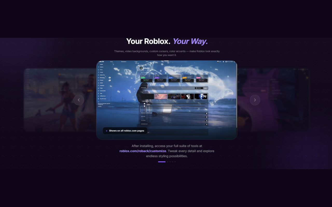 RoBack - Cashback & Customization for Roblox - 截图 4
