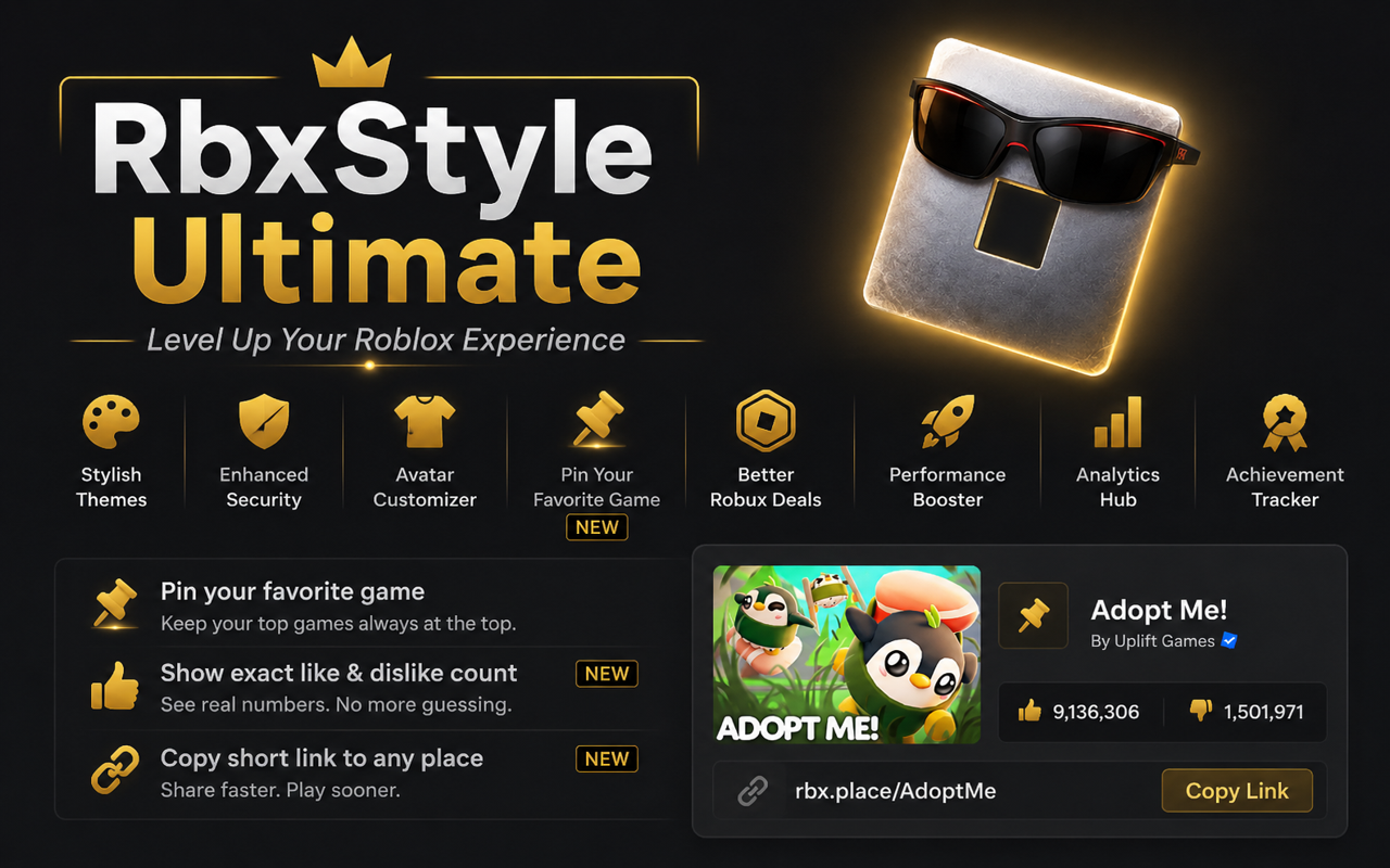 RbxStyle Ultimate - Roblox Enhancer - 截图 2
