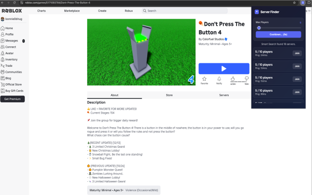 Roblox Server Finder - RSF - 截图 3
