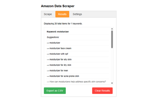 Amazon Data Scraper (Combined) - 截图 1