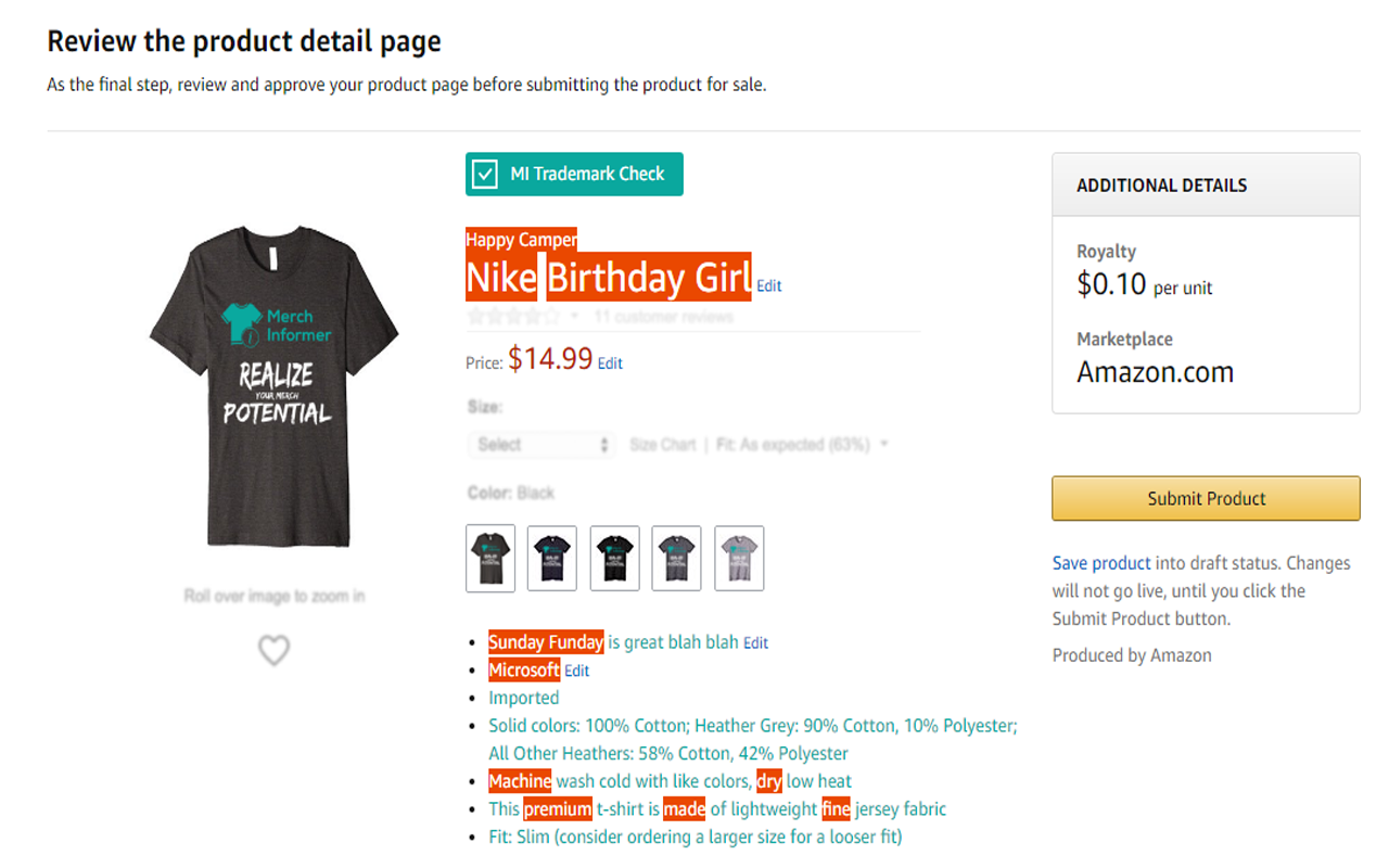 Merch by Amazon Trademark Protection - 截图 2