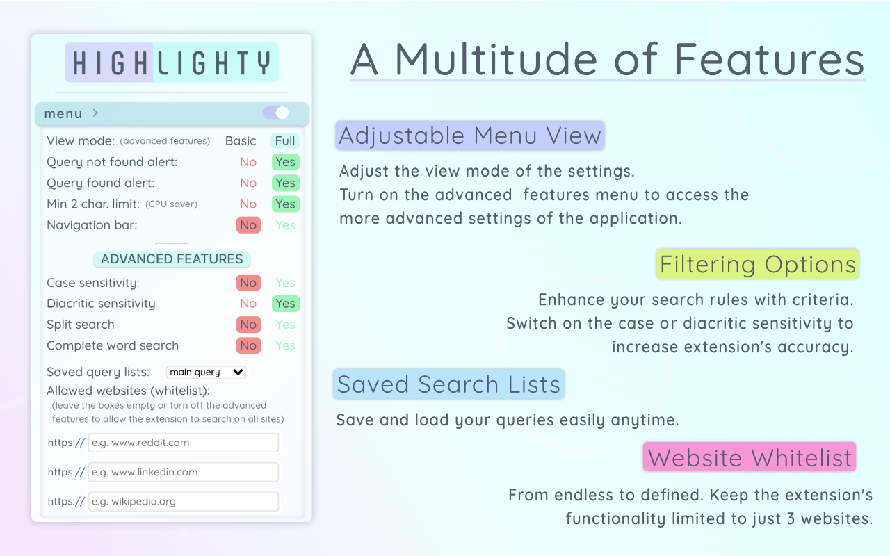 Highlighty: Search, Find, Multi Highlight - 截图 1