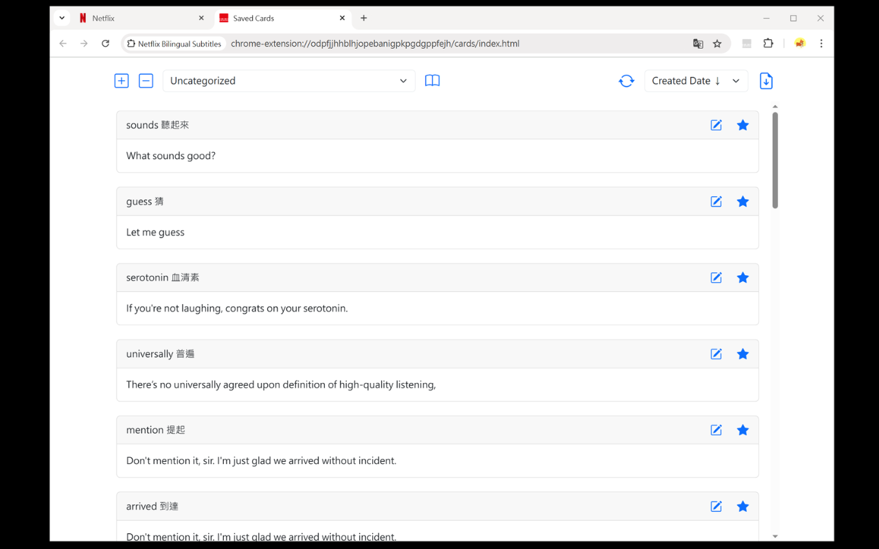 Netflix 双语字幕 - 截图 2