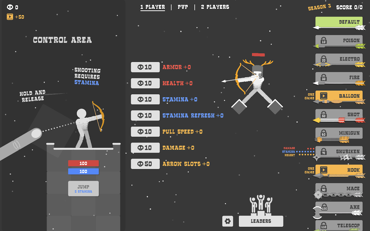 Ragdoll Archers Game - 截图 4
