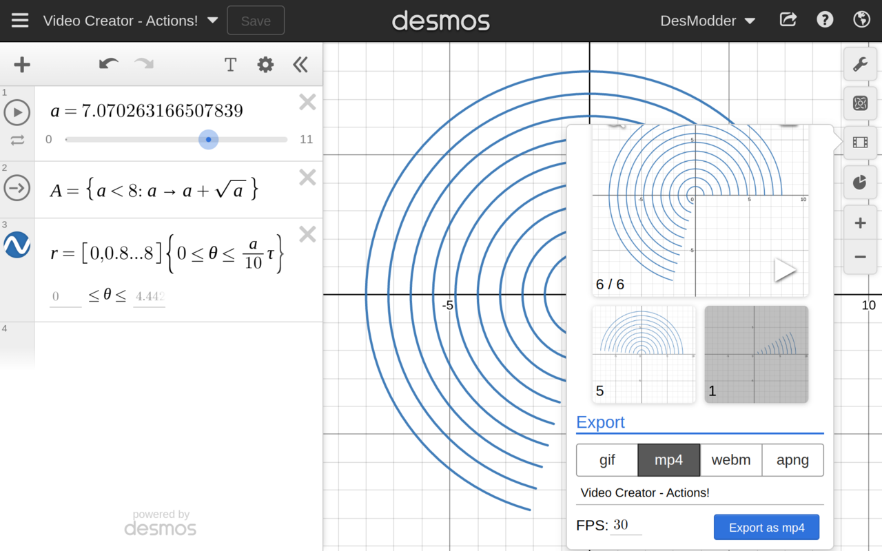 DesModder for Desmos - 截图 3