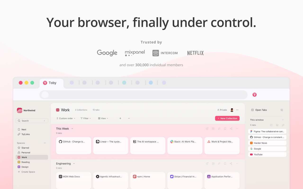 Toby: Tab Management Tool - 截图 1