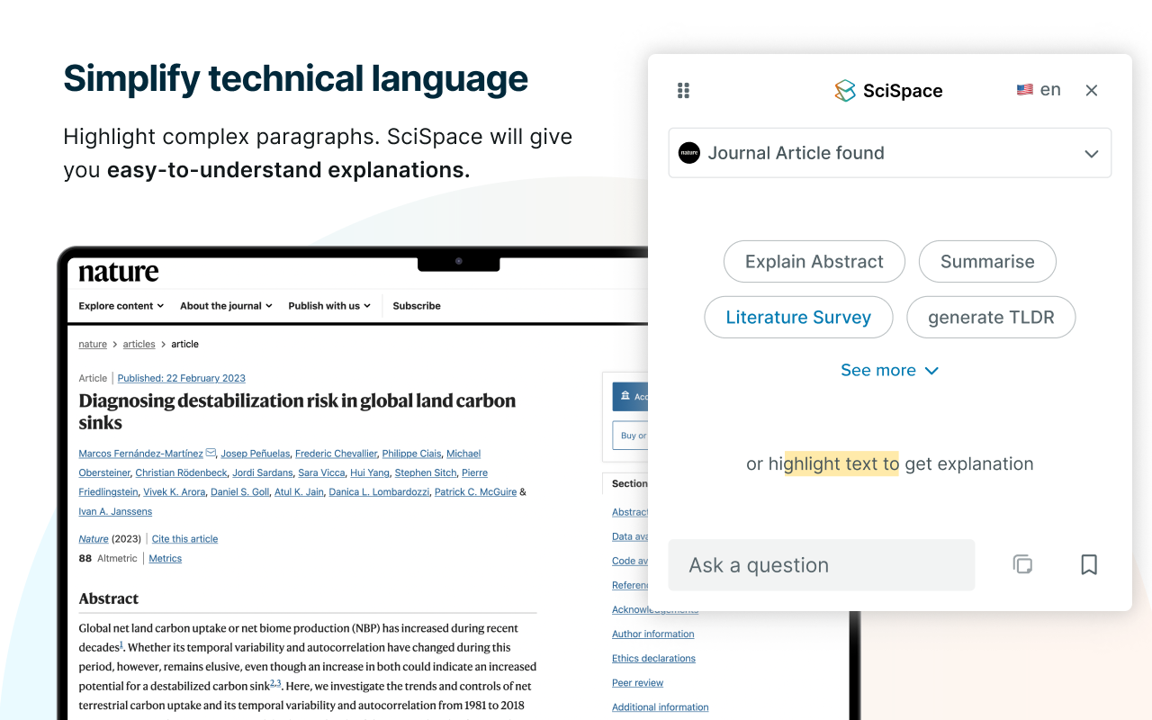 SciSpace: Do hours of research in minutes - 截图 3
