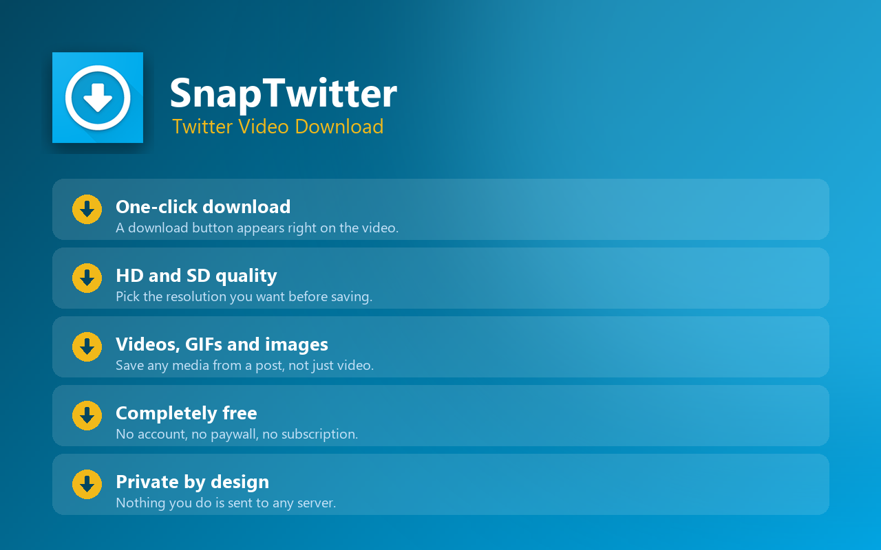 SnapTwitter：Twitter 视频下载 - 截图 3