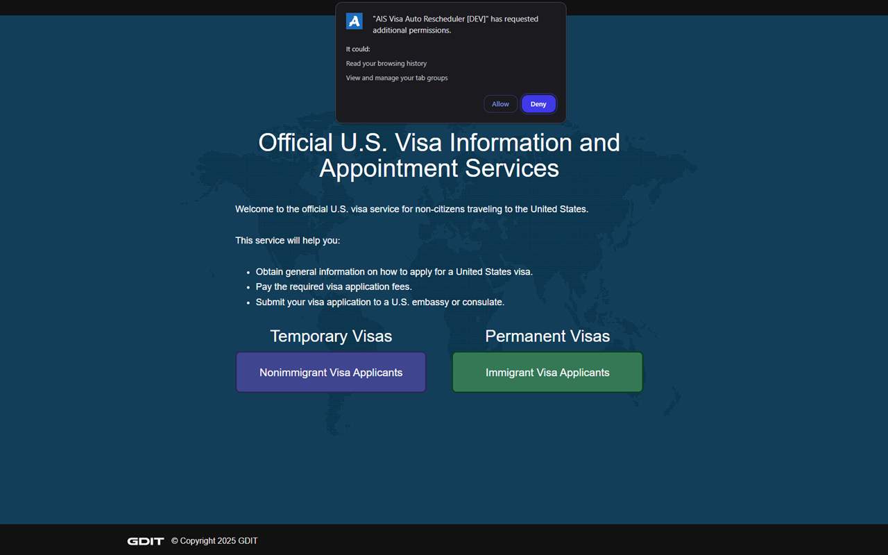 AIS Visa Auto Rescheduler - 截图 4