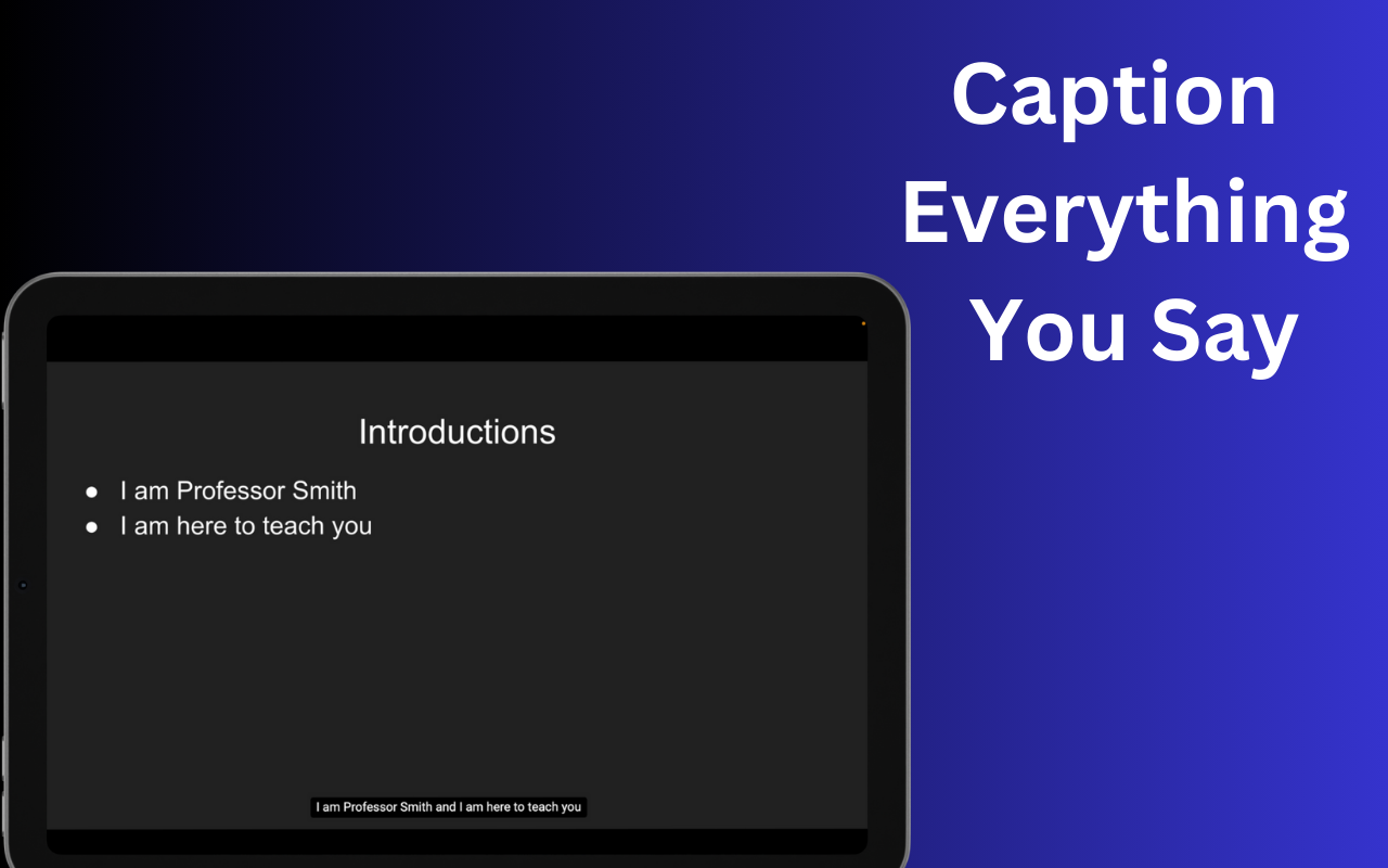 Captions for Live Presentations - 截图 5