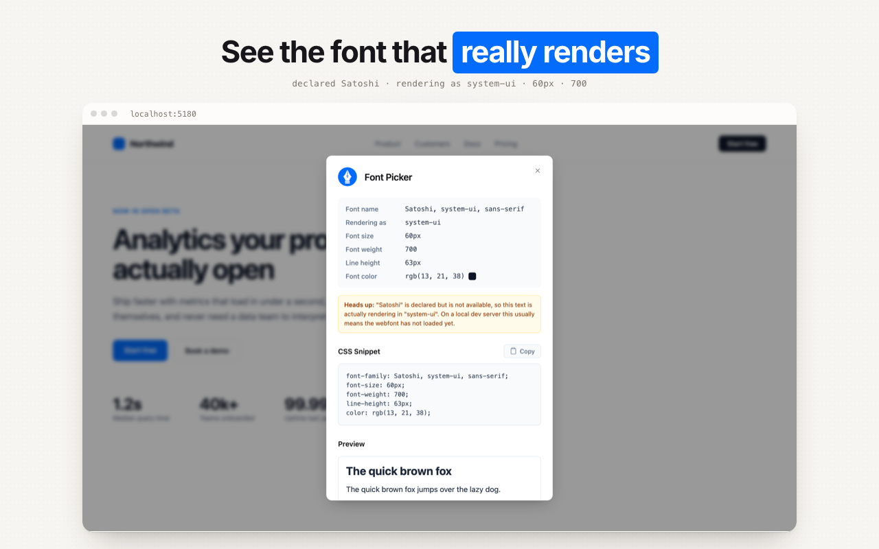Font Picker - 截图 1