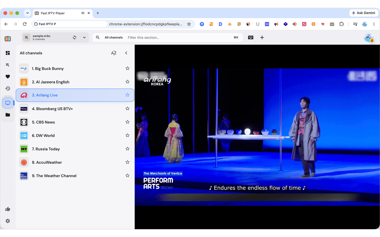 Fast IPTV Player - HLS M3U M3U8 EPG & VOD 流媒体播放器 - 截图 2