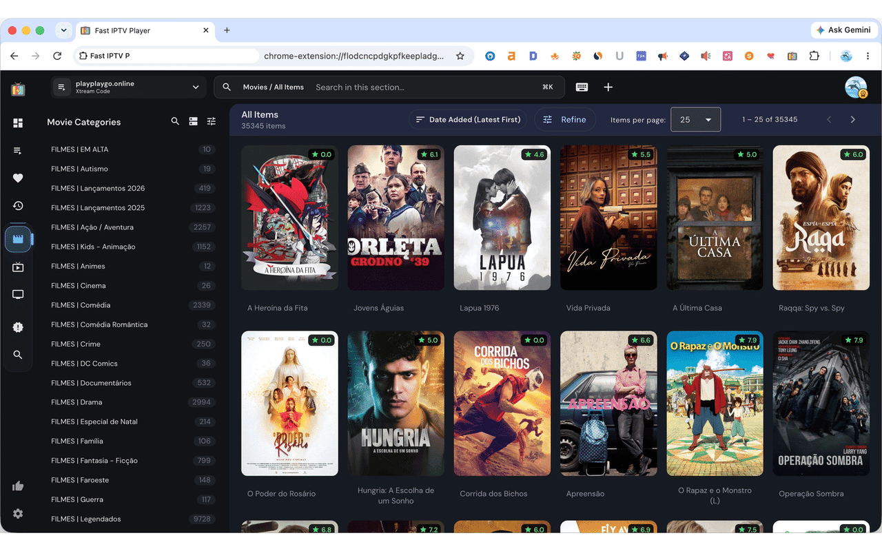 Fast IPTV Player - HLS M3U M3U8 EPG & VOD 流媒体播放器 - 截图 3