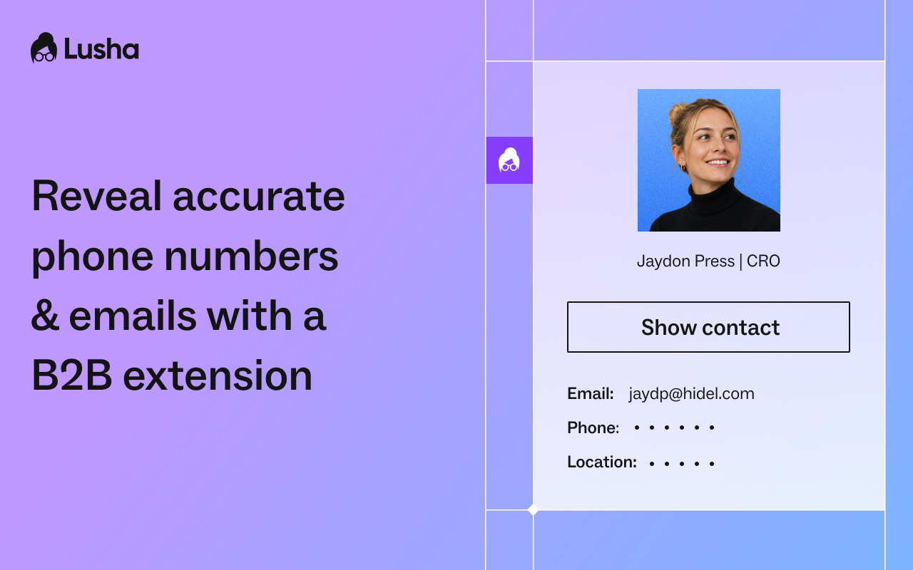 Lusha - Easily find B2B contact information - 截图 4