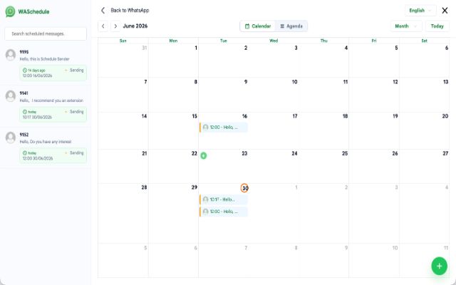 WAScheduler - WA Message Scheduler - 截图 5