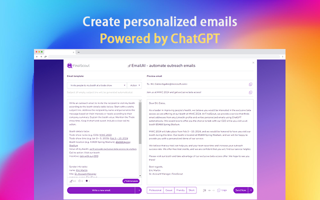FinalScout - Find Anyone's Email - 截图 2