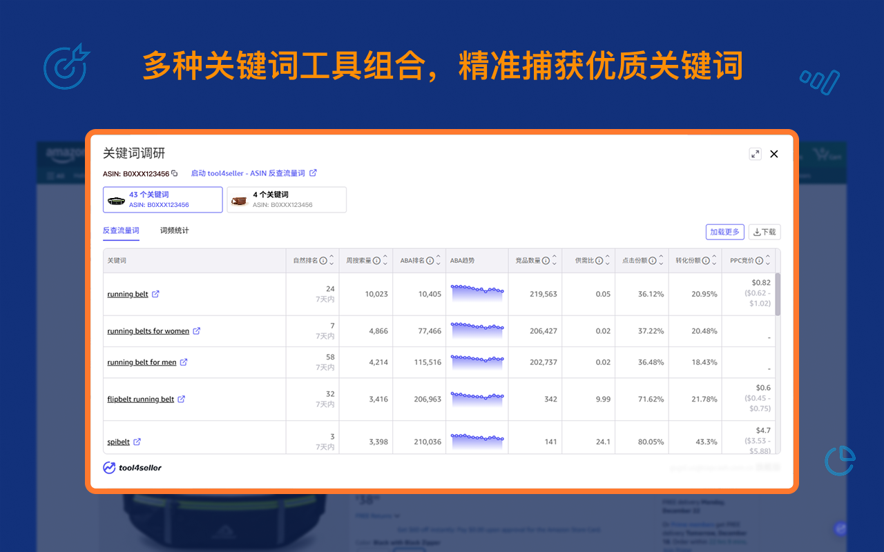 tool4seller - 亚马逊选品&竞品调研 - 截图 3