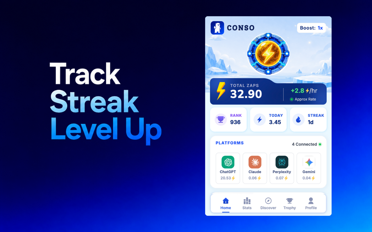 Conso: AI Usage Tracker - 截图 3