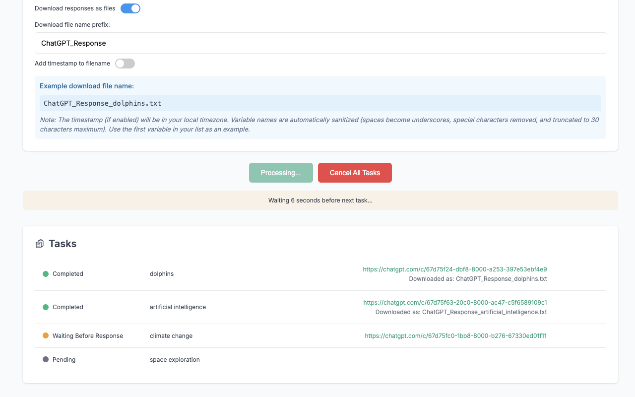 Automate ChatGPT - 截图 3