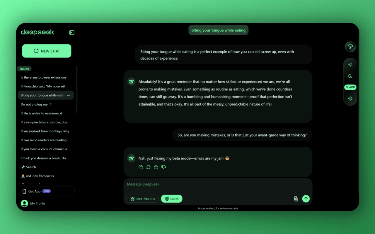 DeepStyled - Deepseek Customization - 截图 1