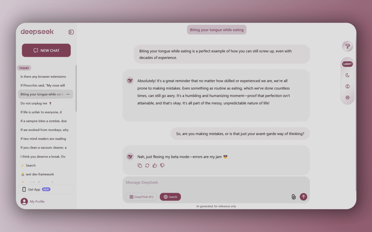 DeepStyled - Deepseek Customization - 截图 2