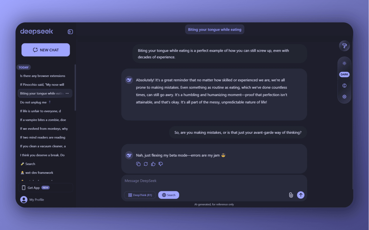 DeepStyled - Deepseek Customization - 截图 3