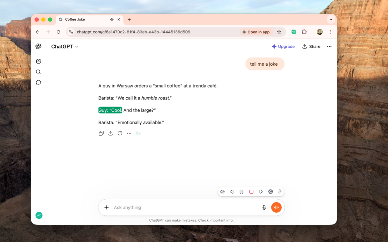 VoiceWave:ChatGPT、DeepSeek、Gemini 等的语音模式 - 截图 4