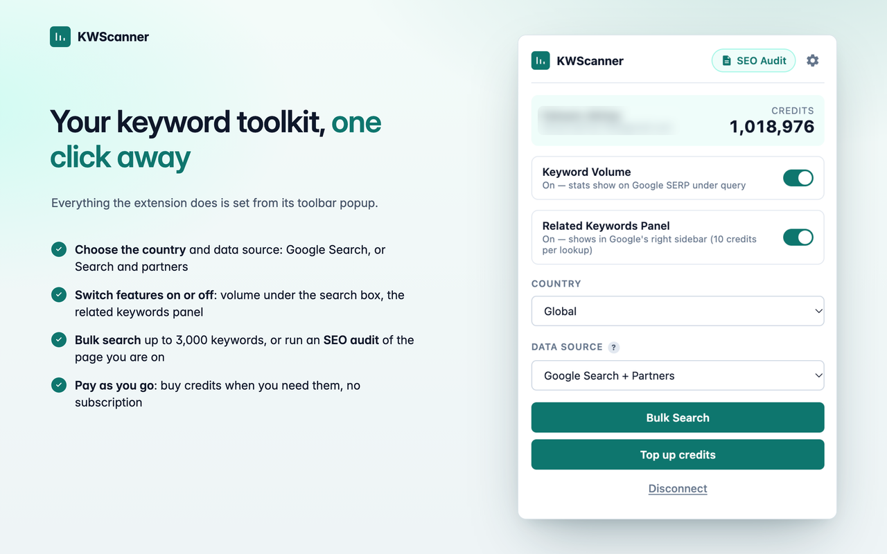KWScanner — Keyword Research Tool - 截图 4