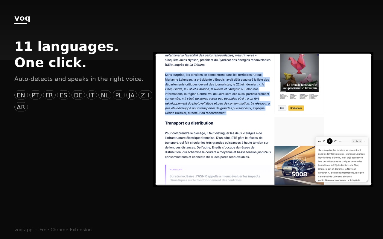 AI Text to Speech – Natural Voices | Voq - 截图 4