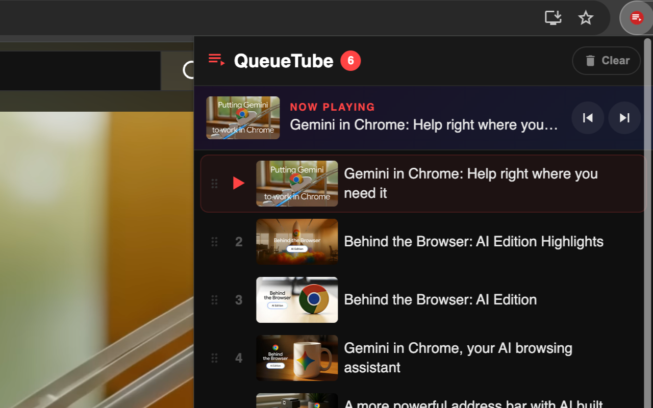 QueueTube - 截图 3