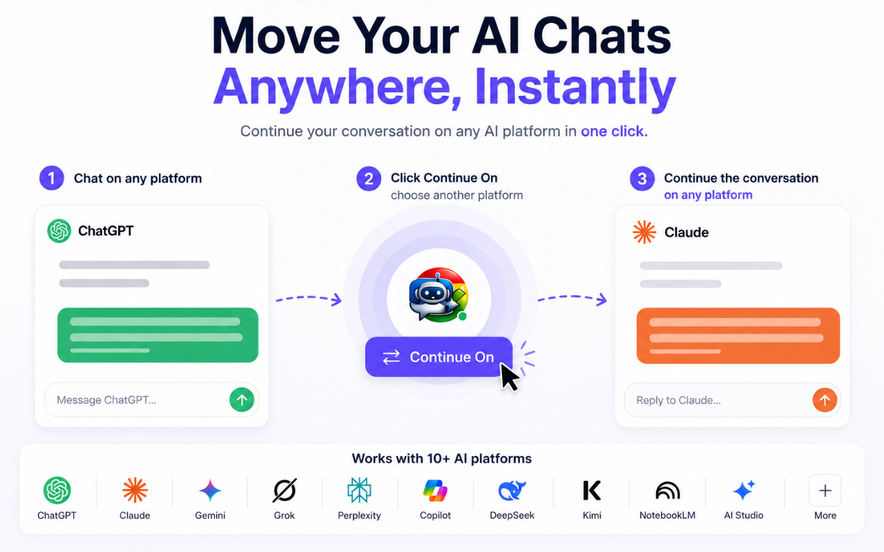 AI 聊天导出器:将 ChatGPT、Claude 和 Gemini 保存为 PDF、MD、JSON 等格式 - 截图 5