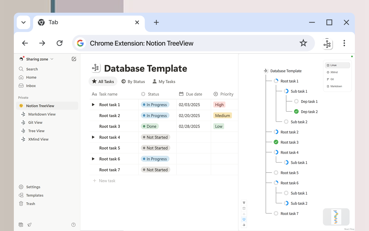 Notion TreeView - 截图 2