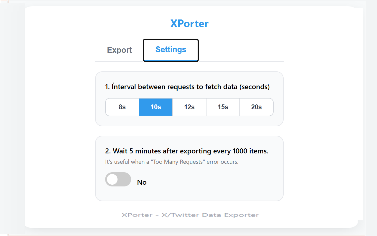 XTract — Export X/Twitter Followers & Following to CSV & JSON - 截图 4