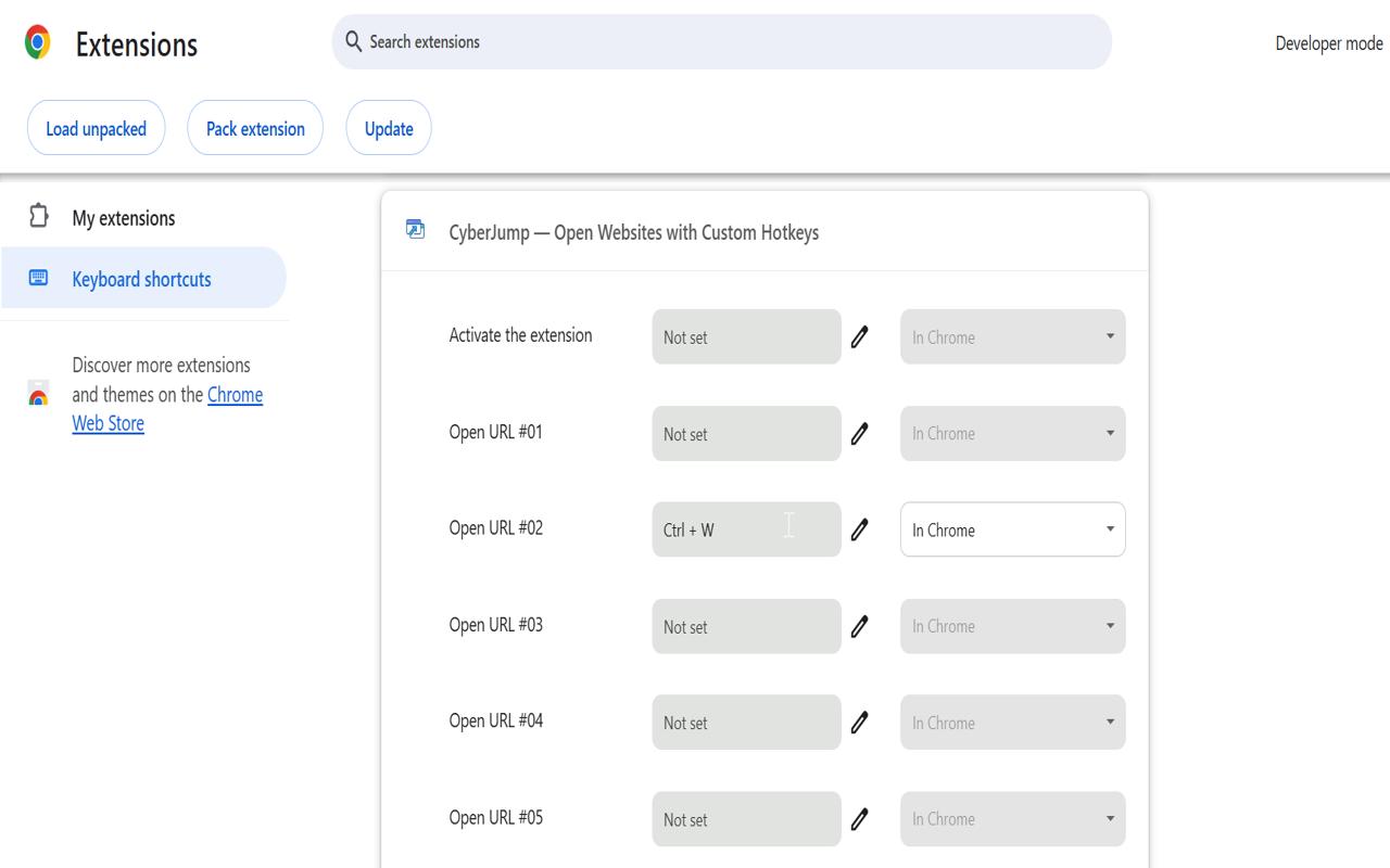Chrome Shortcuts – Open Sites & Pages Instantly via Custom Keyboard Hotkeys - 截图 2