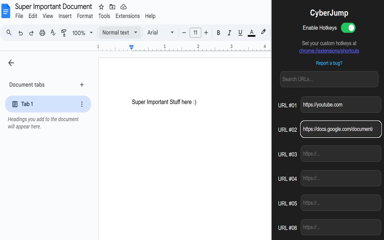 Chrome Shortcuts – Open Sites & Pages Instantly via Custom Keyboard Hotkeys - 截图 4