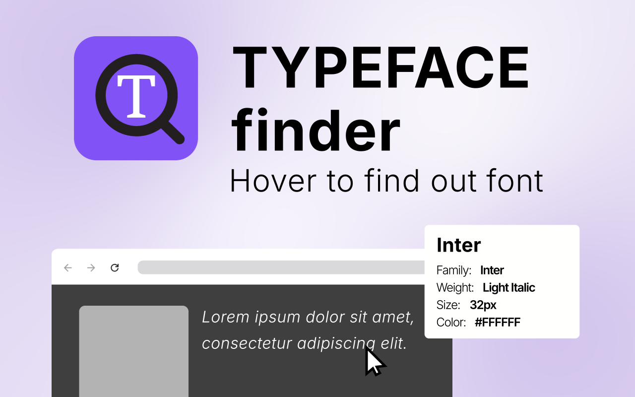 字体查找器 - Typeface finder - 截图 1