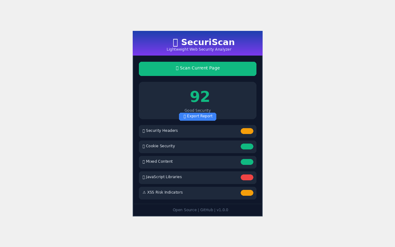 SecuriScan - Web Security Analyzer - 截图 3