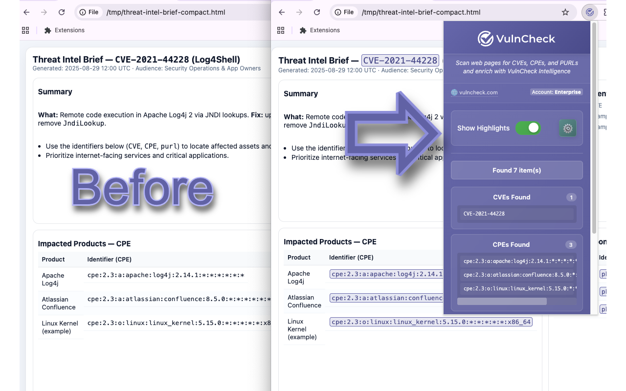 VulnCheck Insights - 截图 1